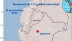 Terremoto de 7.5 se produjo en Amazonas: se sintió en gran parte de Perú, Ecuador y Colombia