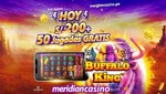 Sorteo Buffalo King: ¡Participa ingresando a Meridian Casino!