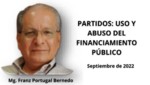 Partidos: uso y abuso del financiamiento público