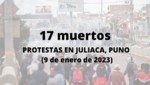 Juliaca: el número de muertos es 17 en medio de las propuestas