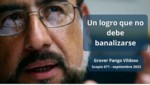 Un logro que no debe banalizarse