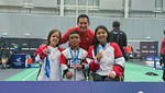 Parabádminton peruano gana 3 medallas en Escocia