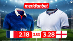 Francia vs Inglaterra: ¡Juega en el Torneo de selecciones y gana con la Mundo Mania de Meridianbet!