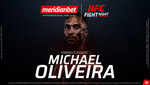 Meridianbet auspicia al boxeador Michael Oliveira en su debut oficial en la UFC