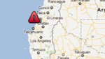 Sismo de 6,2 grados sacude la costa de Chile