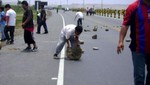 Panamericana Norte fue desbloqueada en La Cruz