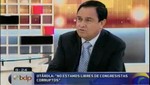 Freddy Otárola: 'Posible candidatura de Nadine pone nerviosas a otras candidatas'