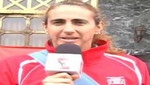 Natalia Málaga dice sentirse feliz por buen desempeño de Perú