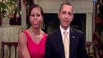 Barack Obama y su esposa Michelle envían saludo por Navidad (video)