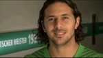 Claudio Pizarro saludó a sus fans del Werder Bremen por Navidad (video)