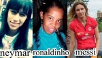 Conozca a los dobles femeninos de Neymar, Ronaldinho y Messi