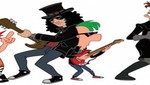 Ex integrante de Guns N' Roses se convierte en dibujo animado