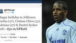 La FIFA saludó a Jefferson Farfán por su cumpleaños número 27
