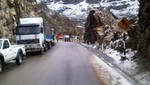 Restablecen tránsito en Ticlio tras 10 horas de nevada