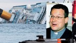 Descubren a cura que dijo que se iba de retiro y estaba en el Costa Concordia