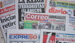 Vea las portadas de los principales diarios peruanos para hoy domingo 27 de noviembre