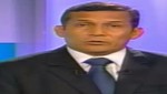 Ollanta Humala leerá su discurso a través de un teleprompter