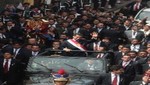 Presidente Humala llegó al Palacio de Gobierno