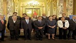 Presidentes de Unasur salieron de Palacio de Gobierno.