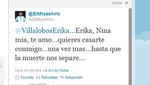 Aldo Miyashiro le pidió matrimonio a Erika Villalobos por Twitter