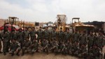 Batallón del Ejército inició reconstrucción de Pisco