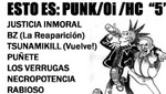 Música del momento en festival 'Esto es: Punk/Oi/HC '5''