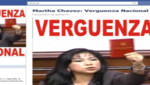 Martha Chávez causa repudio en Facebook y Twitter