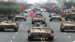 Militares extranjeros también participan en desfile militar