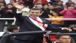 Presidente Humala culminó participación en Parada Cívico Militar