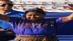 Rigoberta Menchú lanzó su candidatura presidencial en Guatemala