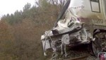 Un choque de trenes deja un muerto (Video)