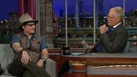 Johnny Depp habla de Justin Bieber en el show de David Letterman (video)