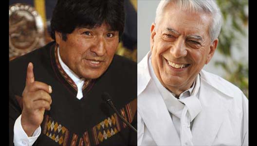 Evo Morales versus Mario Vargas Llosa