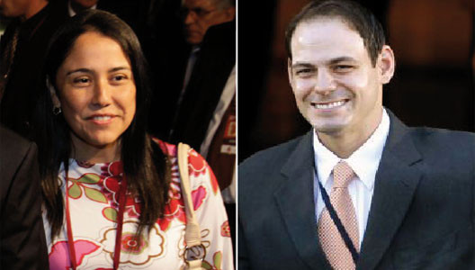 Nadine Heredia y Mark Vito