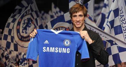 Primer entrenamiento de Torres en el Chelsea