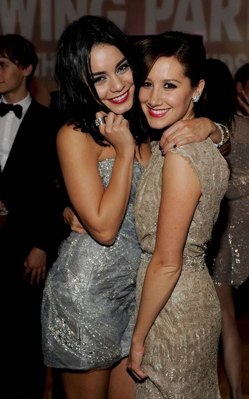 Fotos: Vanessa Hudgens y Ashley Tisdale en la fiesta de Elton John