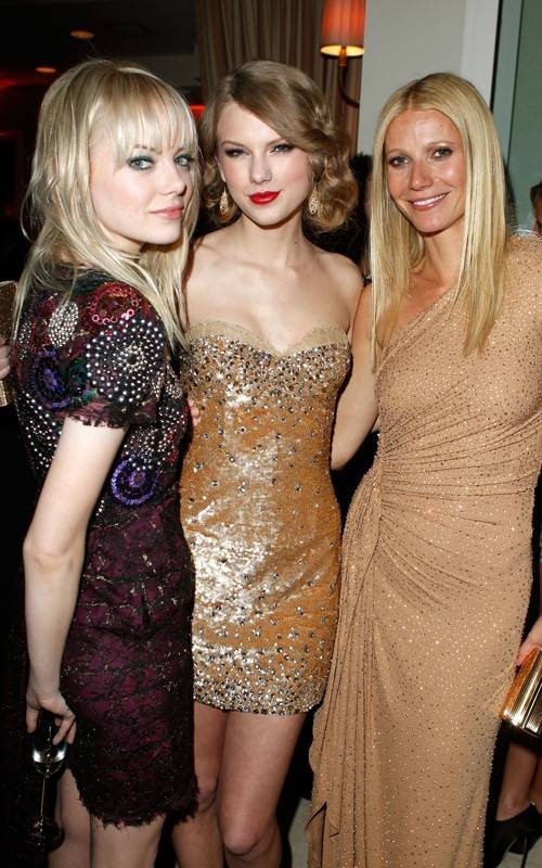 Fotos: Taylor Swift y Emma Stone en la fiesta de Vanity Fair
