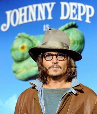 Johnny Depp y Verbinski en 'Rango' un western para niños