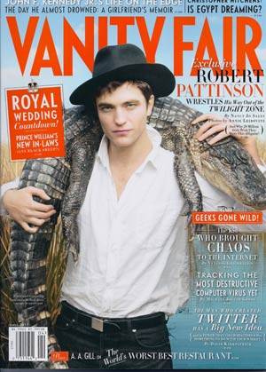 Robert Pattinson en la portada de Vanity Fair