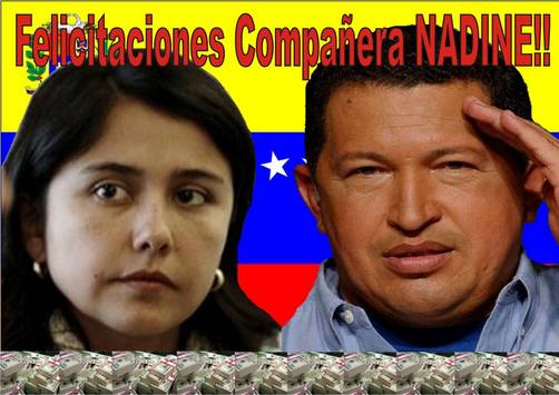 La conexión Chavez- Nadine Heredia