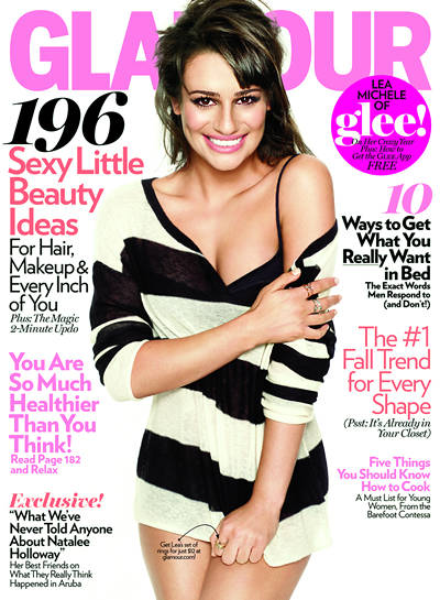 Lea Michele en la revista Glamour