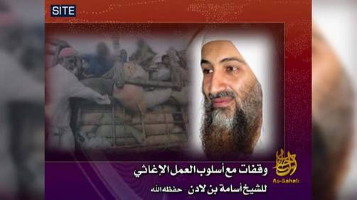 Osama Bin Laden pide ayuda para los damnificados de Pakistán en un video