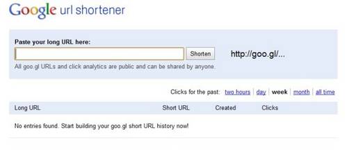 Google lanza su propio acortador de URLs, denominado Goo.gl