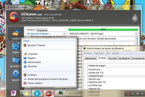 CCleaner se integra con Windows 7 y añade versión de 64-bits