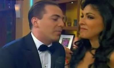 Cristian Castro se pasó de galan con Marisa del Portillo Cristian Castro se pasó de galan con Marisa del Portillo