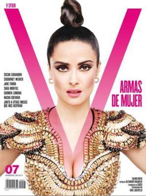 Salma Hayek en la portada de 'V Spain' Salma Hayek en la portada de 'V Spain'