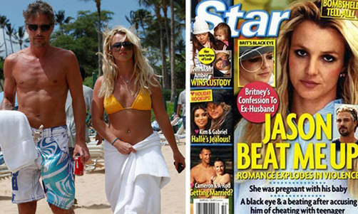 Britney Spears confesó que su novio la golpeó