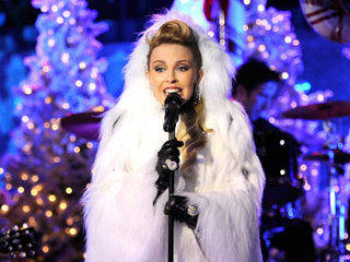 Kylie Minogue enciende la Navidad en Nueva York
