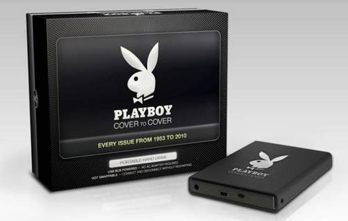 Playboy mete mano en la tecnología y saca un disco duro