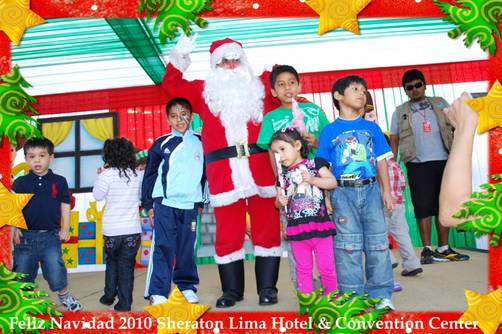 El espíritu navideño habitó en el corazón de los hijos de los asociados del Sheraton Lima